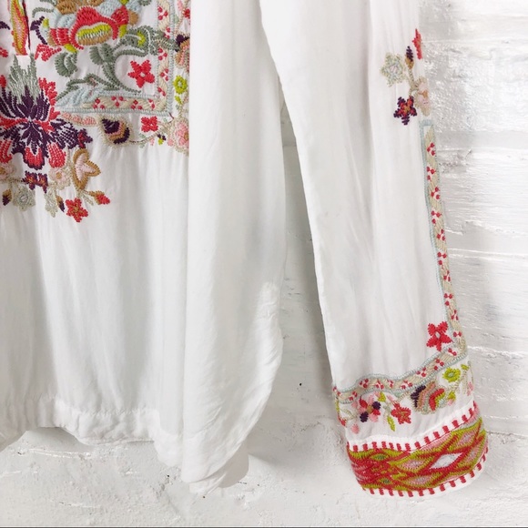 Johnny Was Biya Yoon Challis Blouse Size Small - Picture 8 of 8